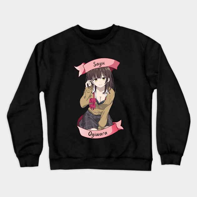 Higehiro - Saya Ogiwara V1 Crewneck Sweatshirt by Dokey4Artist